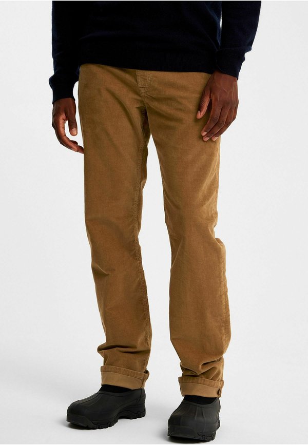 MANCHESTERBYXA - Stoffhose - Beige