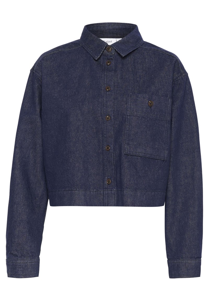 Saint Tropez Overhemdblouse donkerblauw denim