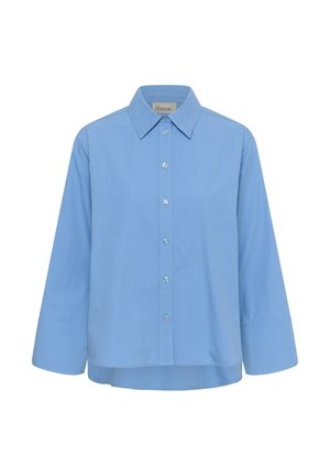 My Essential Wardrobe, MWSUNNA BOXY - Blúzka so zapínaním na gombíky - silver lake blue