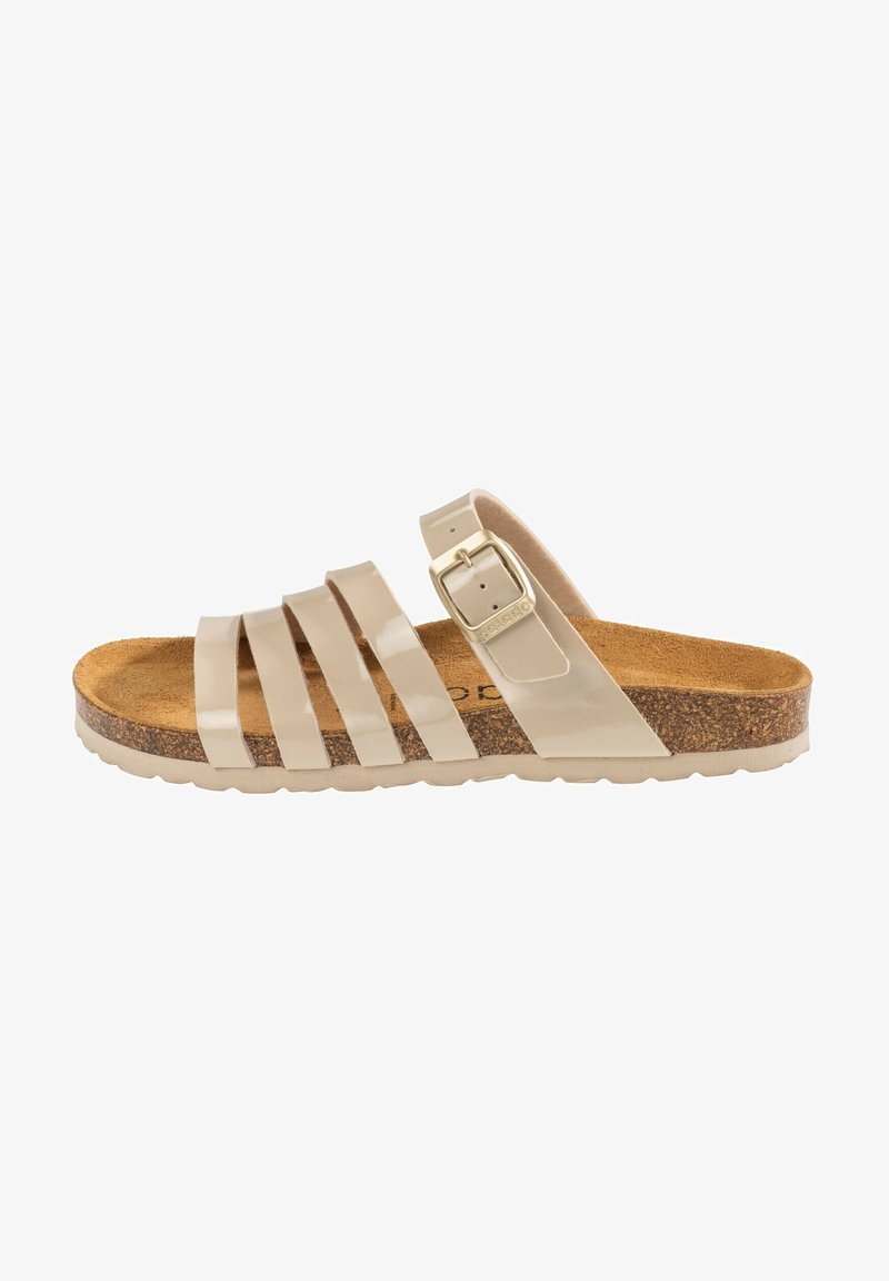 Palado ROMA - Platt slip-in - cream/gold//cream