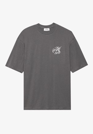 YOURTURN UNISEX - T-shirt print - asphalt