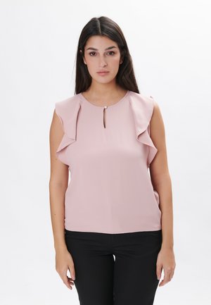 FRILLED SLEEVE - Blouse - rose