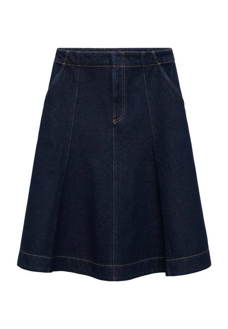 Mango A-lijn rok - blue/blauw - Zalando.be
