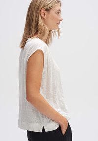 OPUS SASKINO - T-Shirt basic - milk