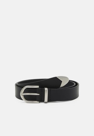 LEATHER UNISEX - Belte - black