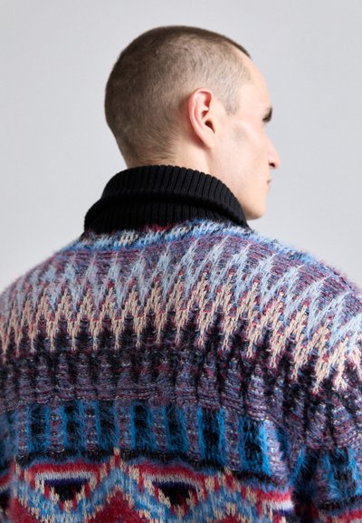 Missoni ROLL NECK  - Jumper - blue/black