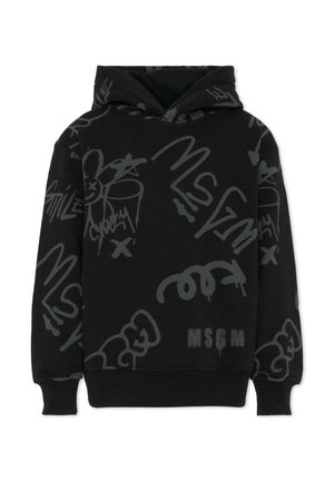 Felpa con cappuccio - black