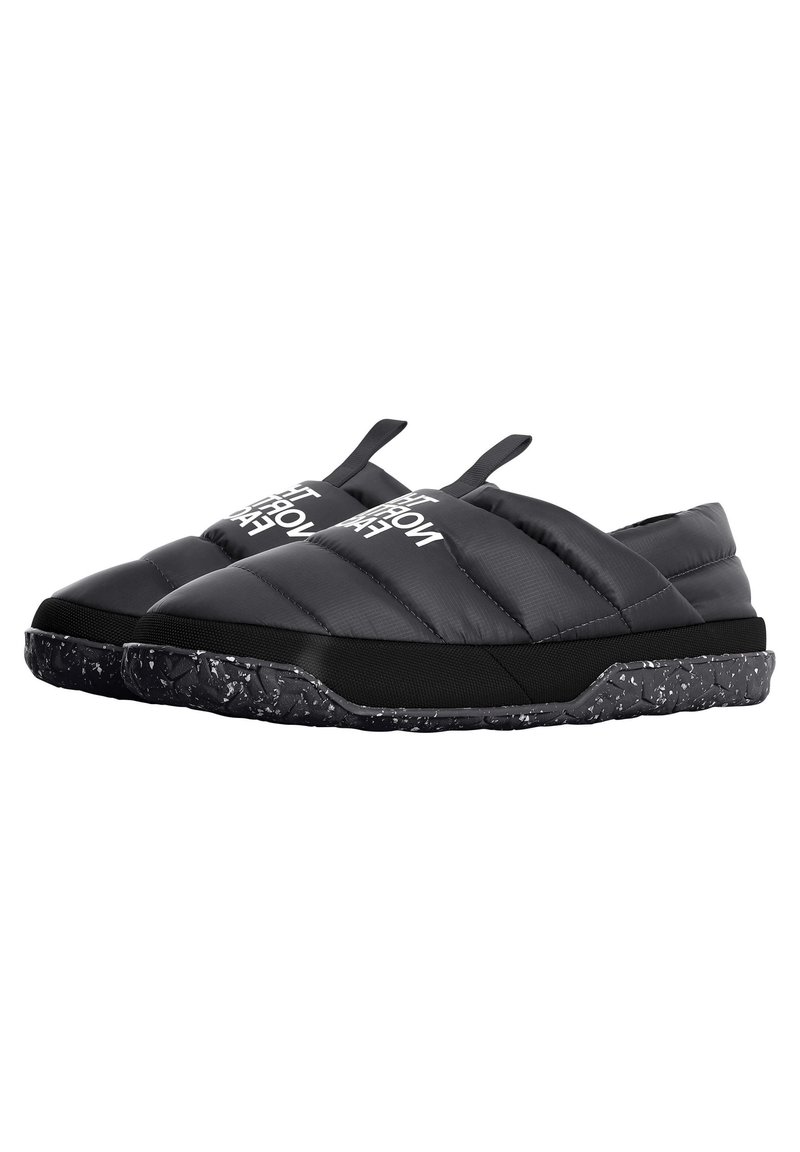 The North Face Black and White Text Slip-Ons With Red Accents Amazon.com: The North Face Teen Thermoball Insulated  main image 3