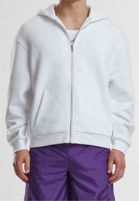 Urban Classics Sudadera con cremallera - white