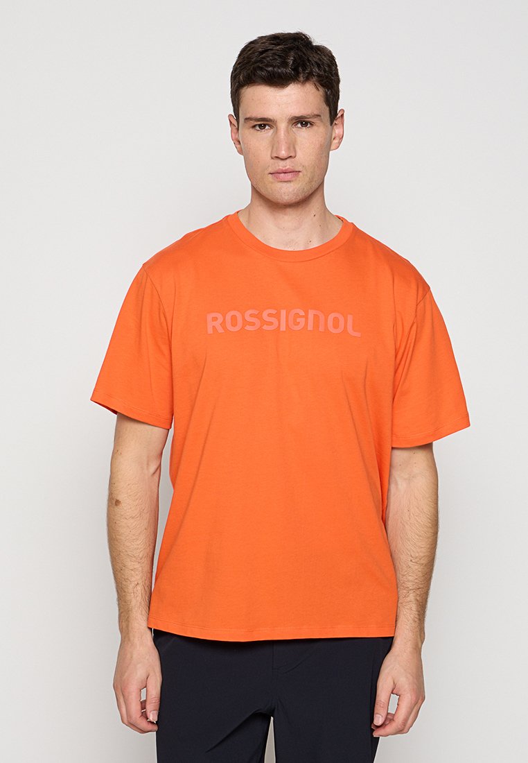 Rossignol T-shirt print goudkleurig