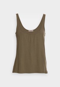 Anna Field Top - khaki