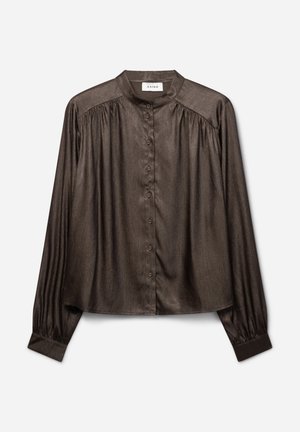 Aaiko, LIV PES 516 - Hemdbluse - dark mocha