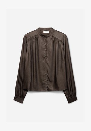 Aaiko, LIV PES 516 - Hemdbluse - dark mocha