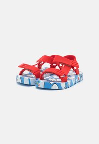 Mini Melissa Badesandaler - red/blue