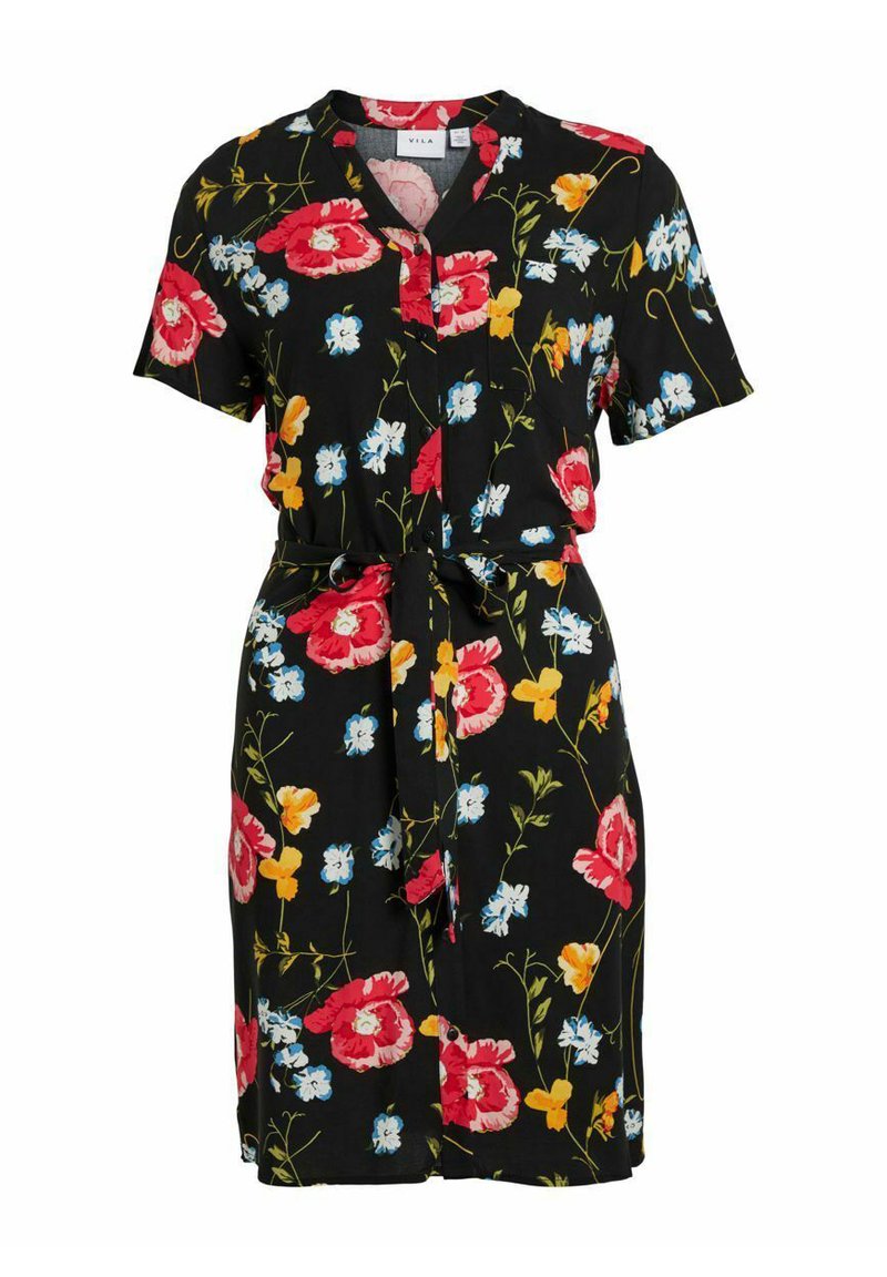 Vila Blousejurk zwart-metallic