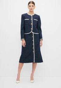 adL WITH STITCHING DETAIL - Maxi šaty - navy blue