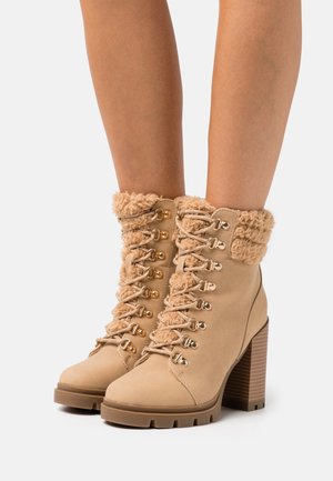 Anna Field Bottines à talons hauts - beige