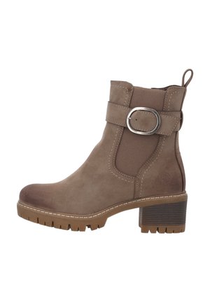 Plateaustiefelette - taupe