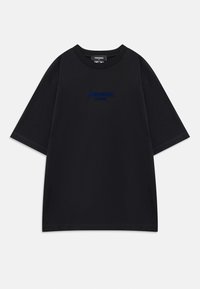 LOOSE FIT TEE - T-shirt estampada - black/dark navy