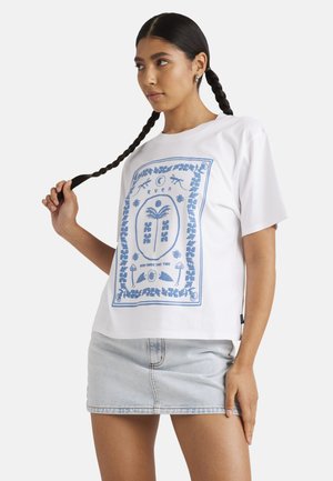 GOOD THINGS ONLY - T-shirt con stampa - wht