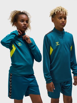 Hummel AUTHENTIC HALF - Sweatshirt - blue coral sulphur spring