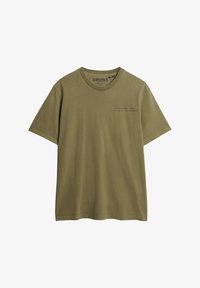 Superdry Co UTILITY GRAPHIC T-shirt print olive night green