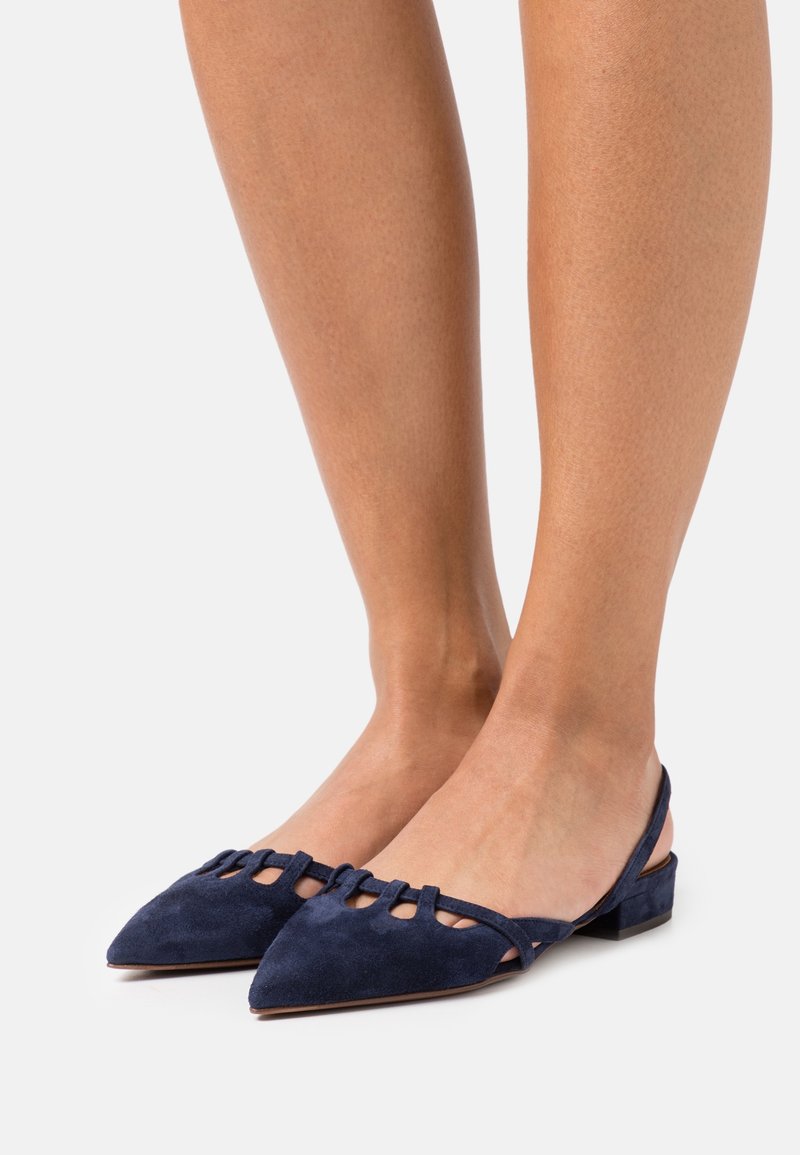 L’Autre Chose Ballerinaskor med slingback - dark blue