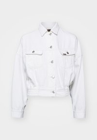 BATWING RIDER JACKET - Denim jacket - cloud white