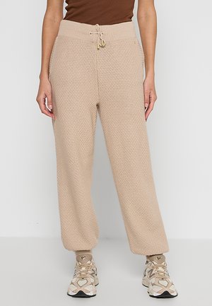 Tracksuit bottoms - camel