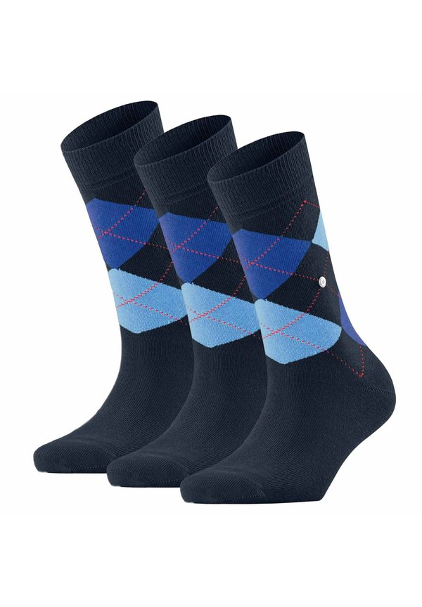 3ER PACK  - Socken - dunkelblau marine hellblau
