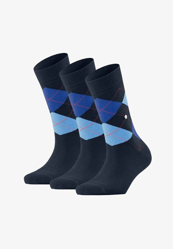 3ER PACK - Socks - dunkelblau marine hellblau