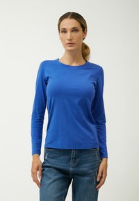 INFLUENCER CREW-NECK BASIC TEE - Langarmshirt - royal