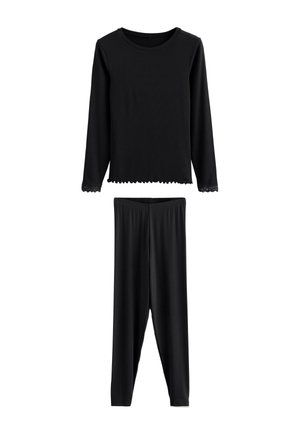 REGULAR FIT - THERMOGEN LIGHTWEIGHT THERMAL SET 
 - Tajice-hlače - black