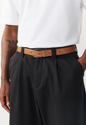 Next, REVERSIBLE FORMAL - Ceinture - black   tan brown