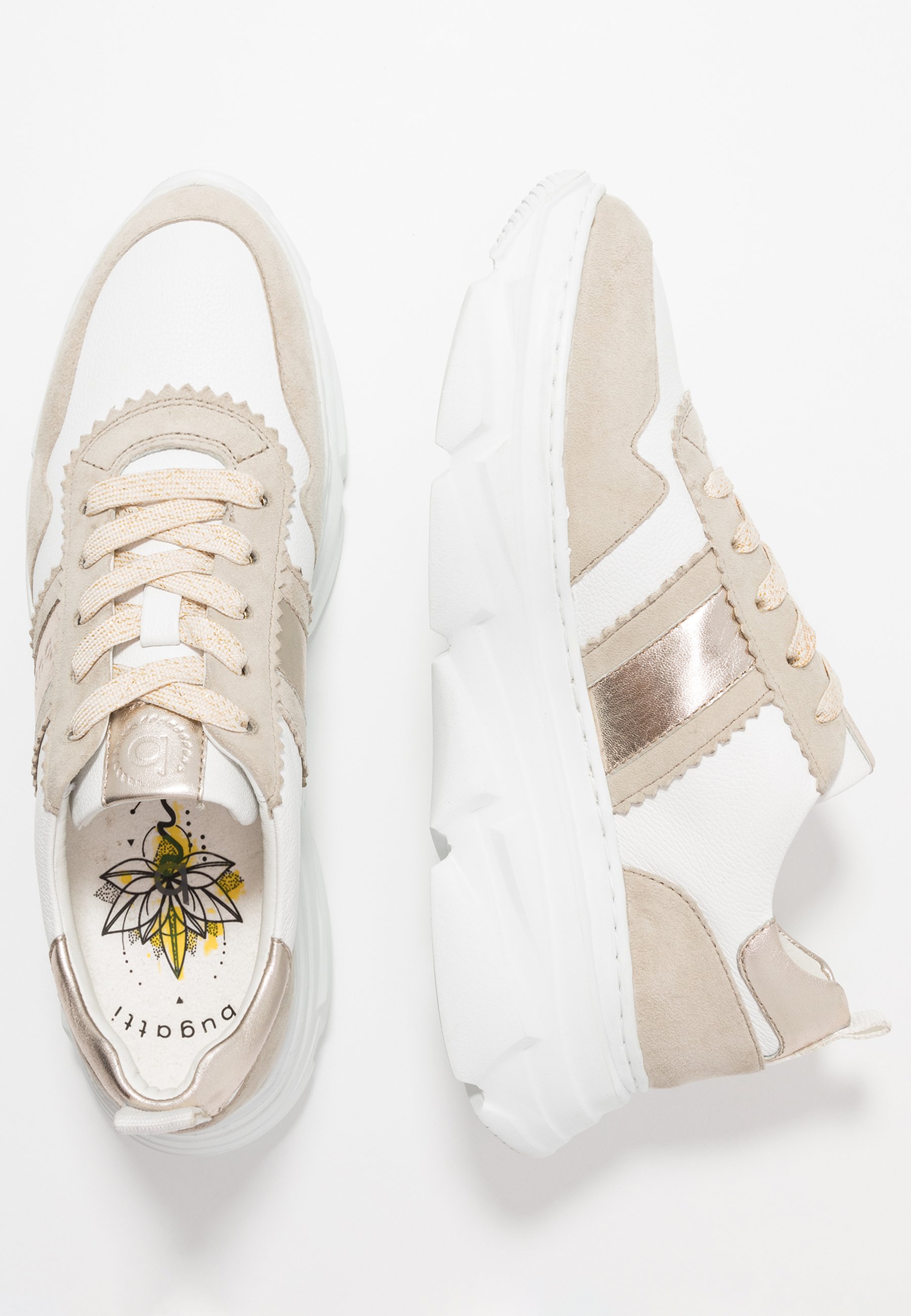 Bugatti NAVA Joggesko sandwhitehvit Zalando.no Bugatti NAVA Joggesko sandwhitehvit Zalando.no
