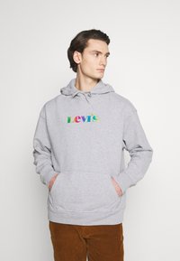 Levi's® RELAXED GRAPHIC - Sweatshirt com capuz - greys