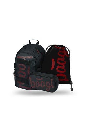 3 SET ERGONOMISCHE - School set - schwarz