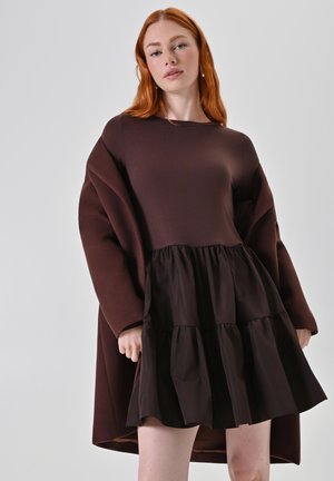 Robe en jersey - chocolate
