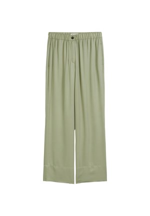 Marc O'Polo FLIESSENDE WIDE  - Trousers - smooth sage