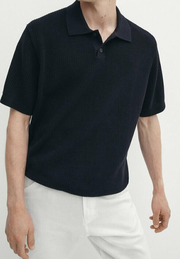 Massimo Dutti Piké - dark blue