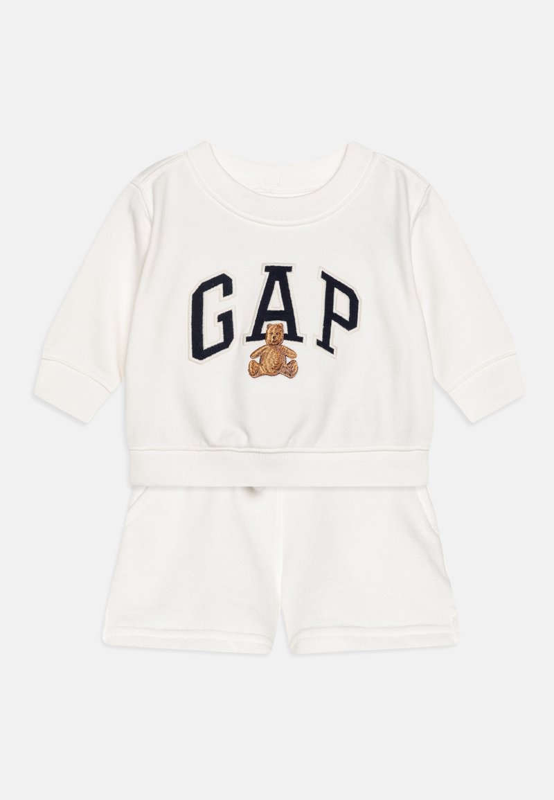 GAP BABY LOGO CREW ACTIVE UNISEX SET Sweatshirt new off white