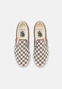 Vans CLASSIC SLIP-ON PLATFORM - Sneakers - checkerboard sepia