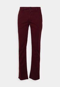 Não selecionado, dark red