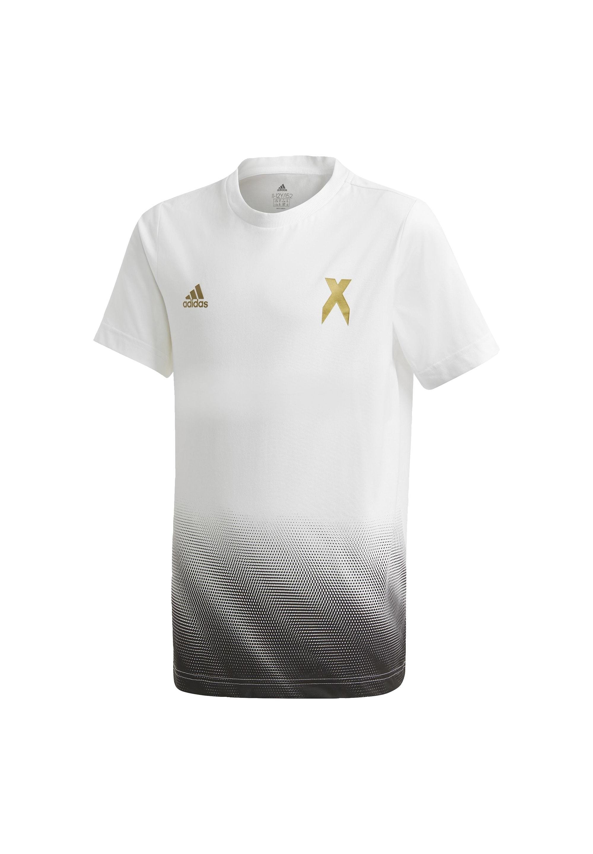 adidas Performance FOOTBALL INSPIRED X AEROREADY COTTON T adidas Infant Graphic T Shirt, t skjorte barn Hvit