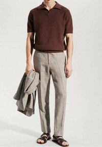 Mango Chino kalhoty - beige