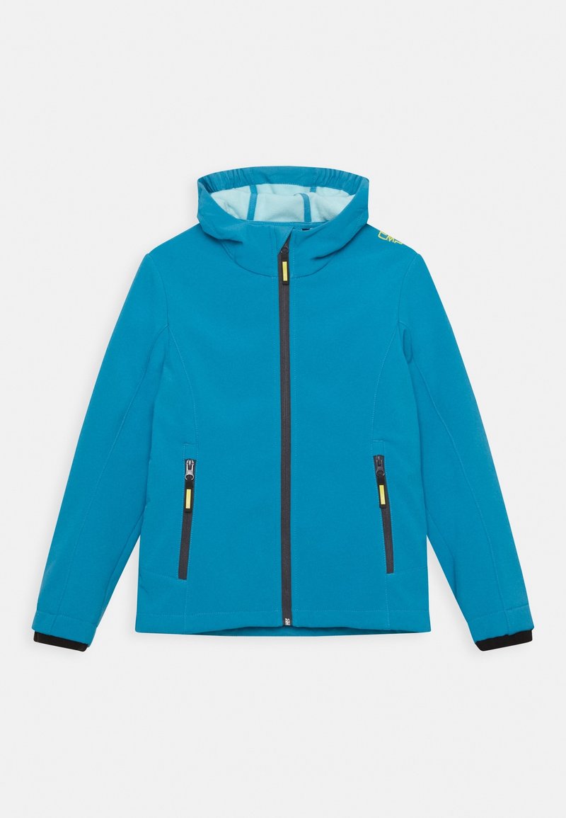 CMP KID JACKET FIX HOOD - Giacca softshell - lake
