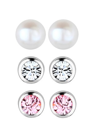 SPARKLING BASIC - MIT KRISTALLEN VON SWAROVSKI® - Boucles d'oreilles - silberfarben