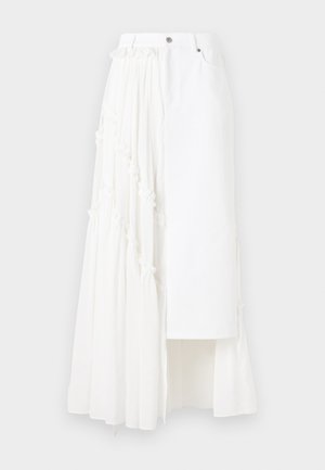 MOSCHINO Maxi skirt - fantasia bianco
