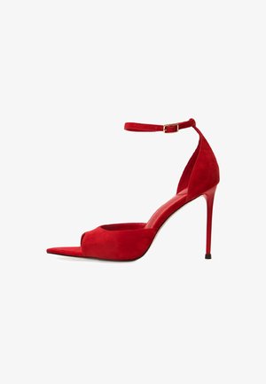 Cesare Gaspari, Højhælede sandaletter / Højhælede sandaler - red