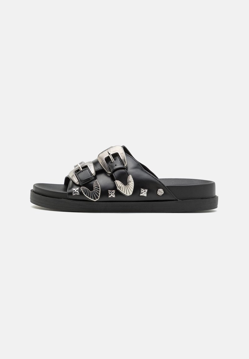Even&Odd Wide Fit Pantofle - black